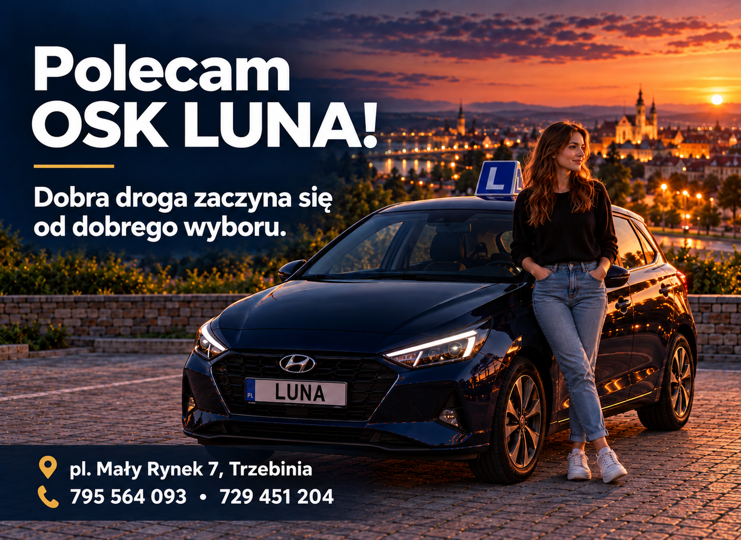 Grafika Polecam OSK LUNA do wysłania znajomemu